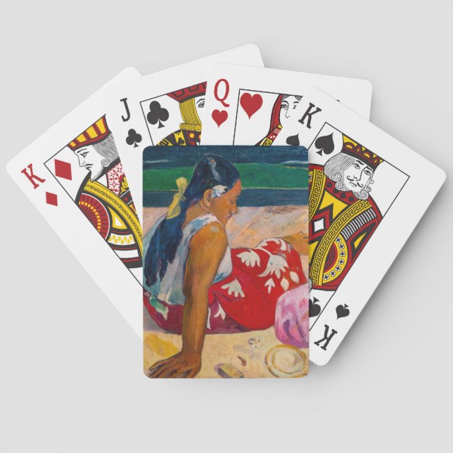 Paul Gauguin - Tahitian Women on the Beach Playing Cards (Back)