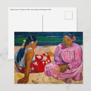Paul Gauguin - Tahitian Women on the Beach Postcard