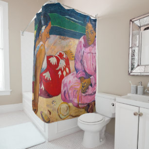 Paul Gauguin - Tahitian Women on the Beach Shower Curtain