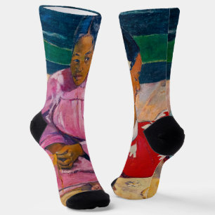 Paul Gauguin - Tahitian Women on the Beach Socks