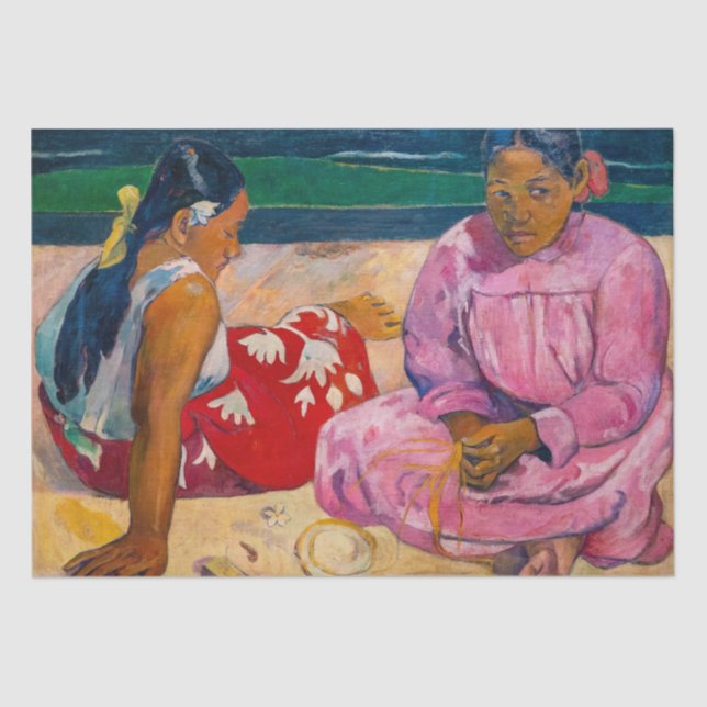 Paul Gauguin - Tahitian Women on the Beach Tissue Paper (Front)