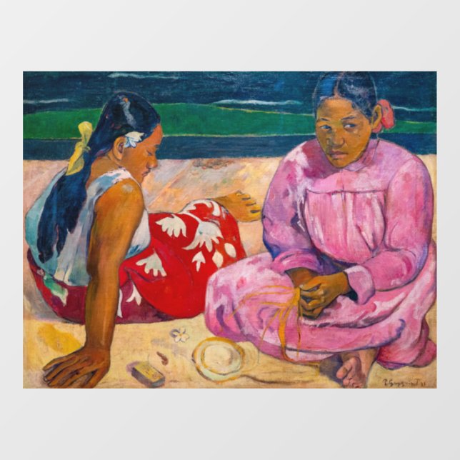 Paul Gauguin - Tahitian Women on the Beach Window Cling (Sheet)