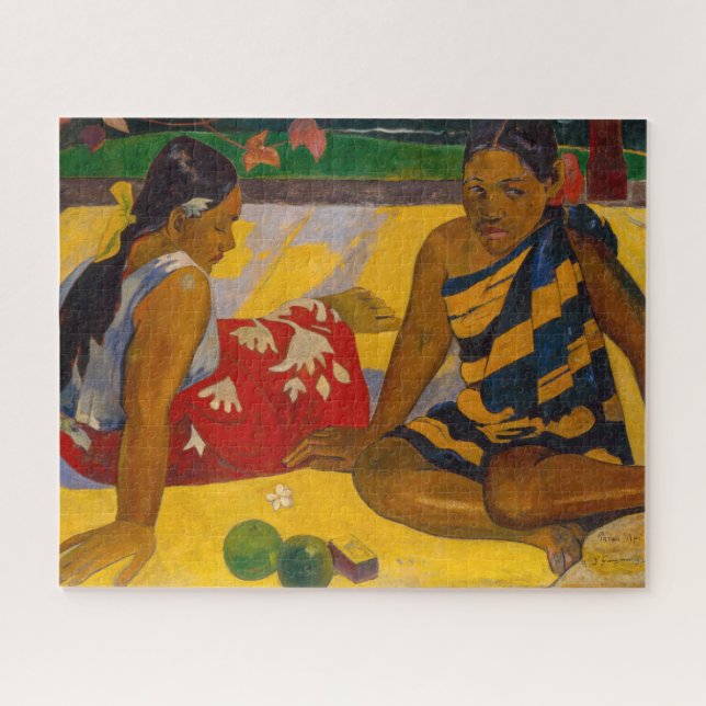 Paul Gauguin - Tahitian Women / Parau Api Jigsaw Puzzle (Horizontal)