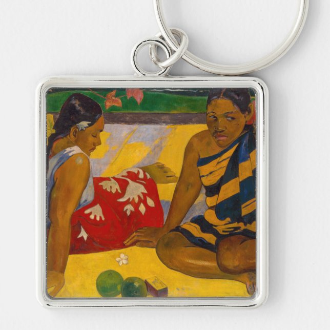 Paul Gauguin - Tahitian Women / Parau Api Key Ring (Front)