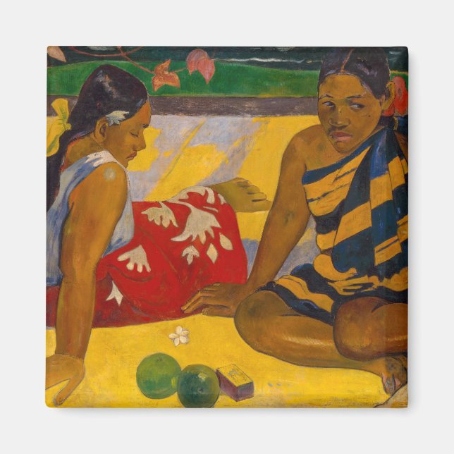 Paul Gauguin - Tahitian Women / Parau Api Magnet (Front)