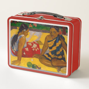 Paul Gauguin - Tahitian Women / Parau Api Metal Lunch Box