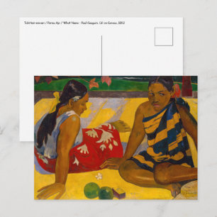 Paul Gauguin - Tahitian Women / Parau Api Postcard