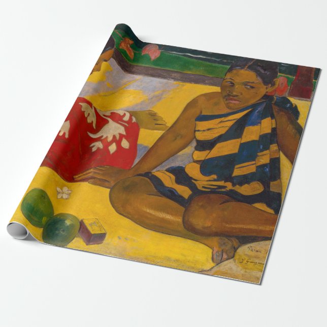 Paul Gauguin - Tahitian Women / Parau Api Wrapping Paper (Unrolled)