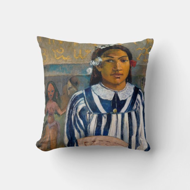 Paul Gauguin - The Ancestors of Tehamana Cushion (Front)