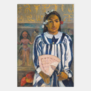 Paul Gauguin - The Ancestors of Tehamana Wrapping Paper Sheet
