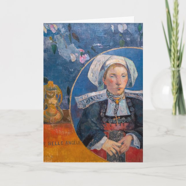 Paul Gauguin - The Beautiful Angel, Pont-aven Card (Front)