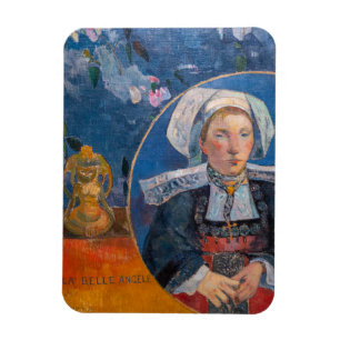 Paul Gauguin - The Beautiful Angel, Pont-aven Magnet