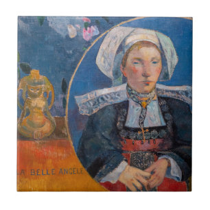 Paul Gauguin - The Beautiful Angel, Pont-aven Tile