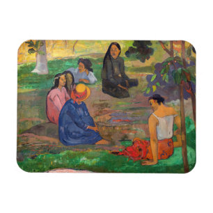Paul Gauguin - The Conversation / Les Parau Parau Magnet