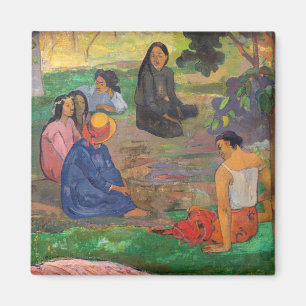 Paul Gauguin - The Conversation / Les Parau Parau Magnet