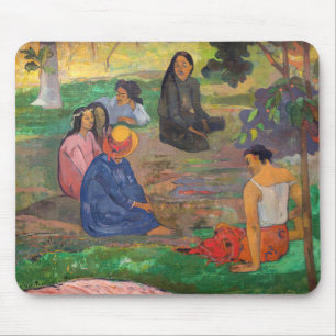 Paul Gauguin - The Conversation / Les Parau Parau Mouse Mat