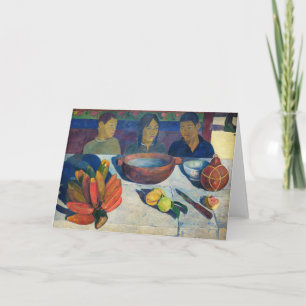 Paul Gauguin - The Meal / Bananas Card