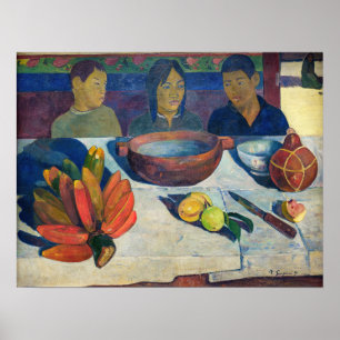 Paul Gauguin - The Meal / Bananas Poster