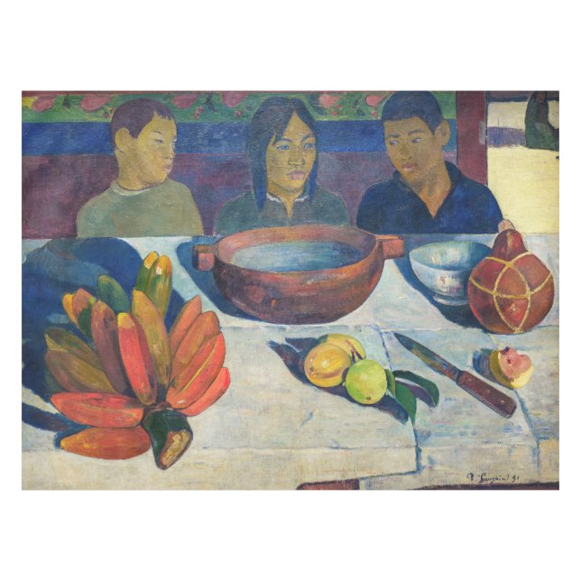 Paul Gauguin - The Meal / Bananas Tablecloth (Front (Horizontal))