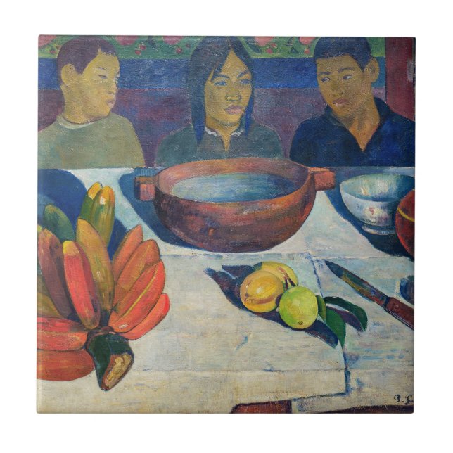 Paul Gauguin - The Meal / Bananas Tile (Front)