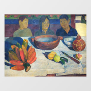 Paul Gauguin - The Meal / Bananas Window Cling
