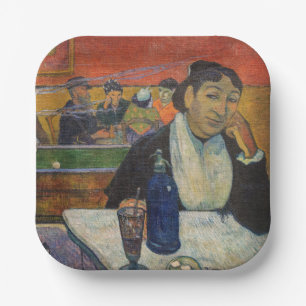 Paul Gauguin - The Night Cafe, Arles Paper Plate