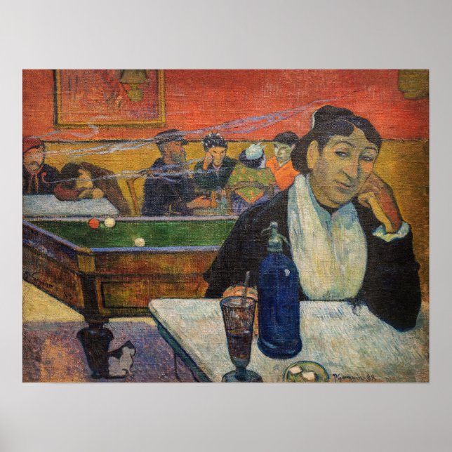 Paul Gauguin - The Night Cafe, Arles Poster (Front)