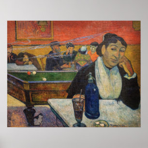 Paul Gauguin - The Night Cafe, Arles Poster
