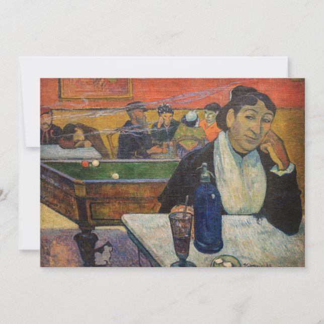 Paul Gauguin - The Night Cafe, Arles Thank You Card (Front)