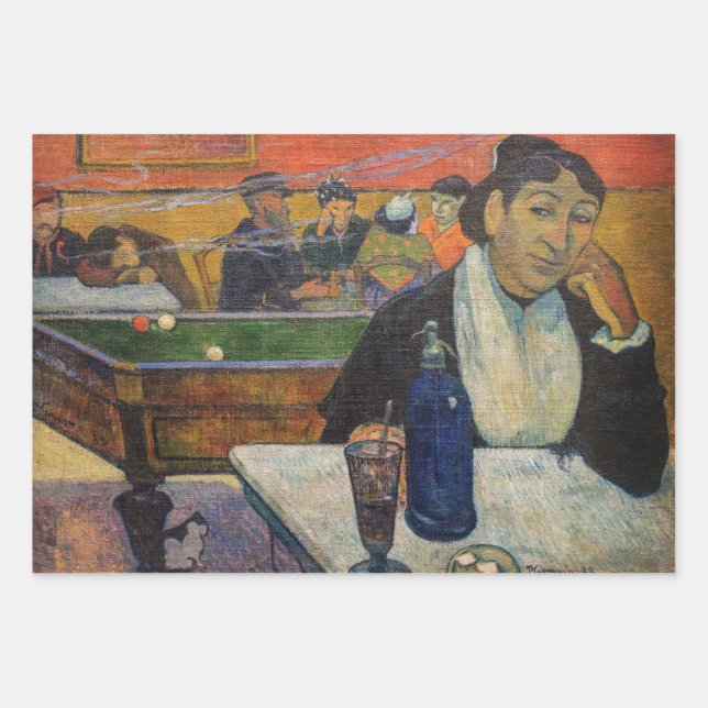 Paul Gauguin - The Night Cafe, Arles Wrapping Paper Sheet (Front)