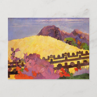 Paul Gauguin- The sacred mountain Postcard