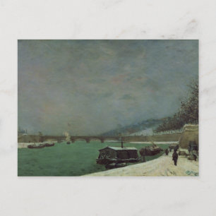 Paul Gauguin The Seine at the Pont d'Iena, Winte Postcard