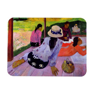 Paul Gauguin   The Siesta, 1891-2 (oil on canvas) Magnet