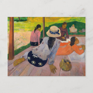 Paul Gauguin The Siesta Postcard