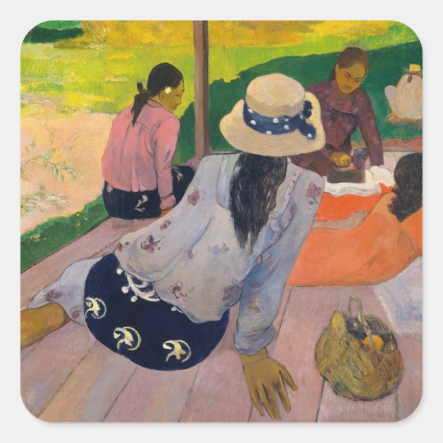 Paul Gauguin | The Siesta Square Sticker (Front)
