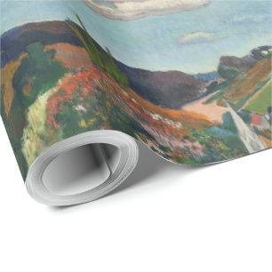 Paul Gauguin The Swineherd Wrapping Paper