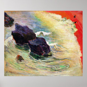 Paul Gauguin The Wave Poster
