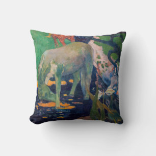 Paul Gauguin - The White Horse Cushion