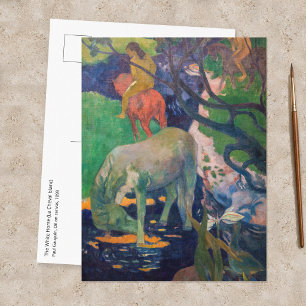 Paul Gauguin - The White Horse Postcard