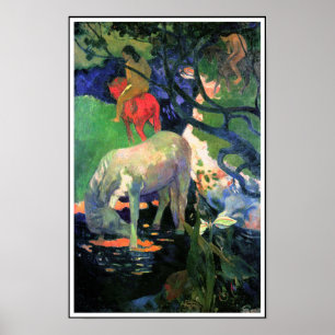 Paul Gauguin: The White Horse Poster