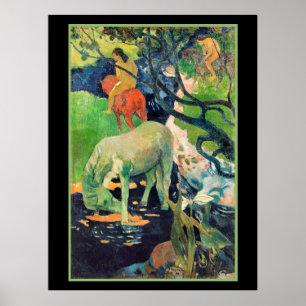 Paul Gauguin, The White Horse Poster