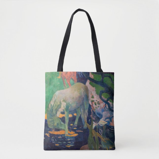 Paul Gauguin - The White Horse Tote Bag (Front)