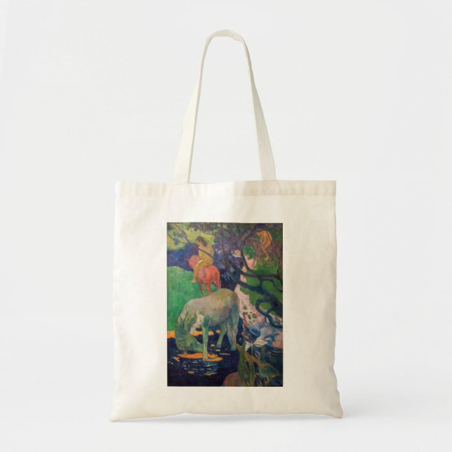Paul Gauguin - The White Horse Tote Bag (Front)