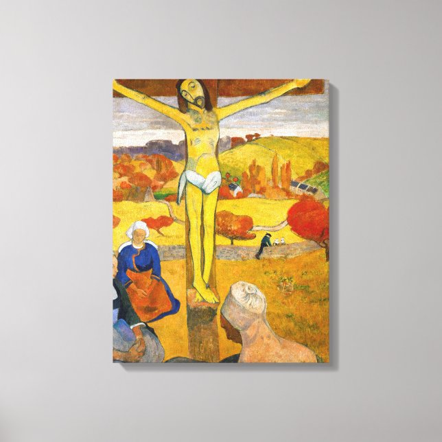 Paul Gauguin - The Yellow Christ Canvas Print (Front)