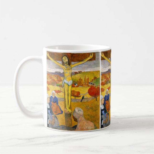 Paul Gauguin - The Yellow Christ Coffee Mug (Left)