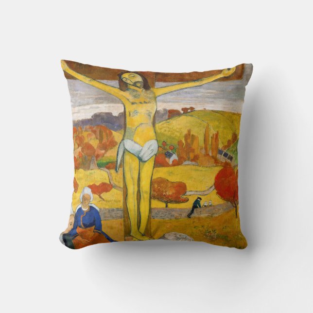 Paul Gauguin - The Yellow Christ Cushion (Front)