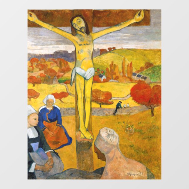 Paul Gauguin - The Yellow Christ Window Cling (Sheet)