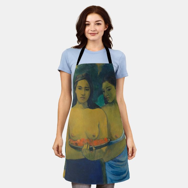 Paul Gauguin - Two Tahitian Women Apron (Worn)