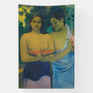 Paul Gauguin - Two Tahitian Women Banner
