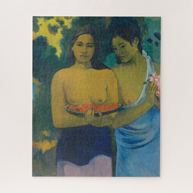 Paul Gauguin - Two Tahitian Women Jigsaw Puzzle (Vertical)